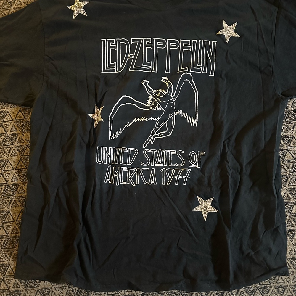 Led Zeppelin Black Graphic T-Shirt